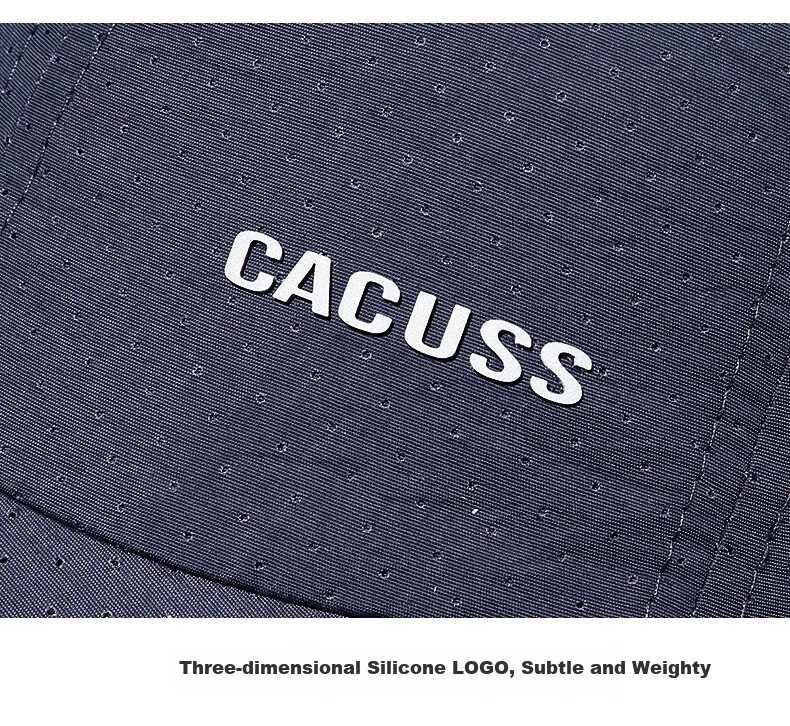 CACUSS Men's Baseball Cap Summer Outdoor Sun Protection Breathable Mountaineering Sports Dark Gray M 16