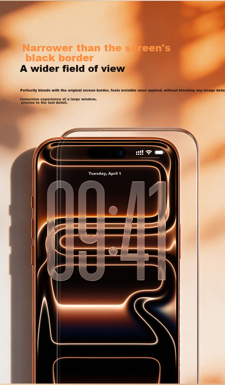 Baseus Gold Label Corning Film Pro [3D Hot Bending Full Coverage + AR Anti-Reflective] for iPhone 16 Pro Max Tempered Glass Screen Protector Dust-Free Warehouse Protective Film 11