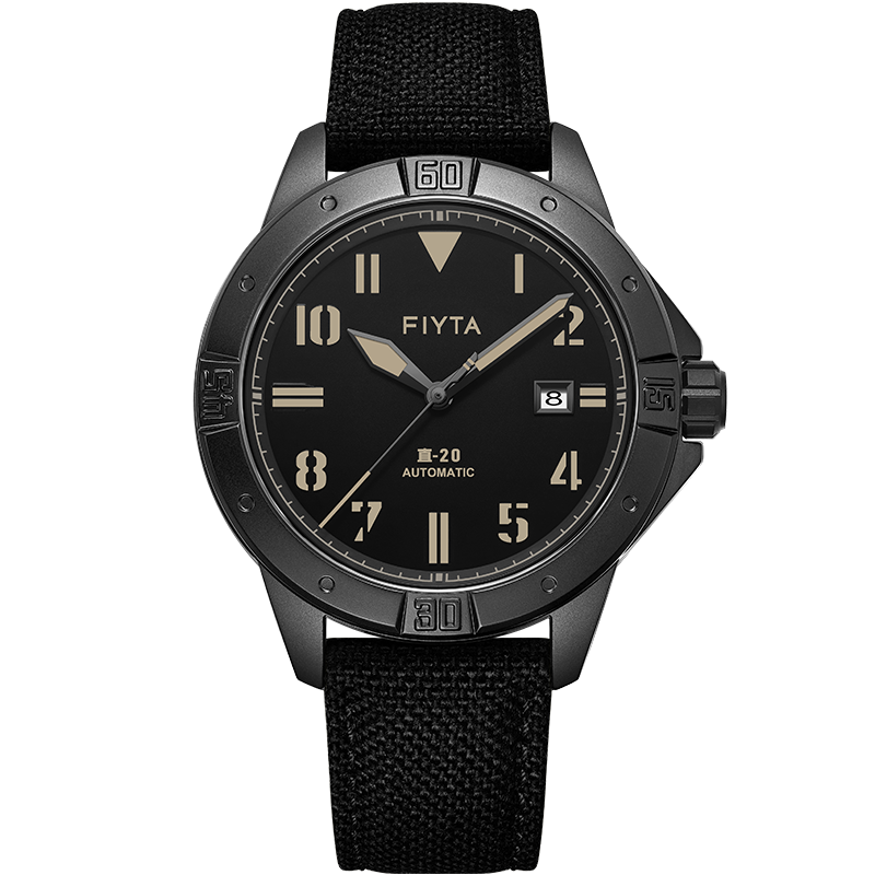 FIYTA Mach Series Mechanical Men's Watch, Zhidu-20 Themed Triumphant Edition Multifunctional Watch, Elite Black, Holiday Gift