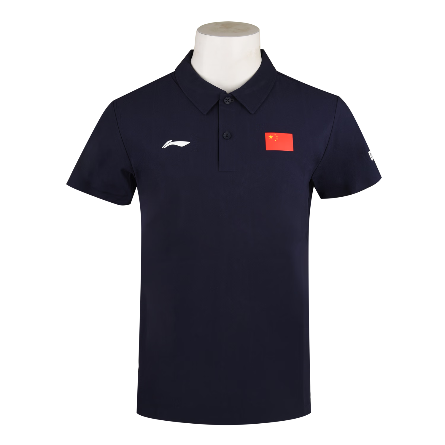 LI-NING Women's Short Sleeve Sportswear Quick-Dry Breathable Sports Series 230-1 Ink Blue 2XL