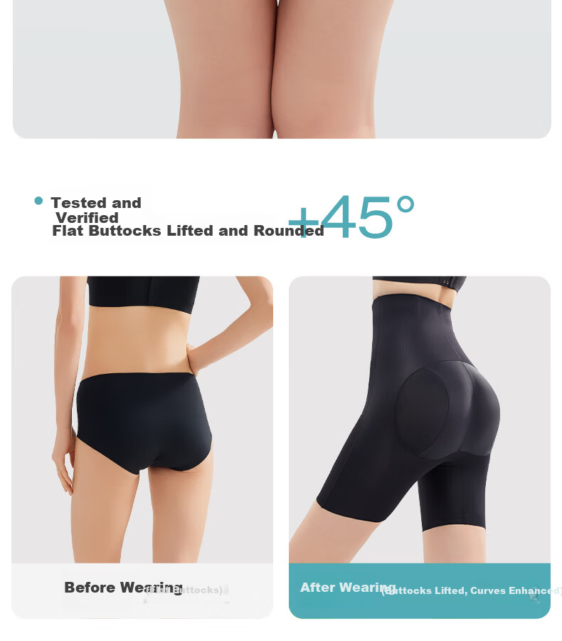 GRACEWELL High Waist Tummy Control Women's Shapewear Pants, Floating Lift, Strong Abdomen Compression, Seamless Hip Lift, Waist Shaping, Postpartum Body Shaping, Nude Color, Size L 9