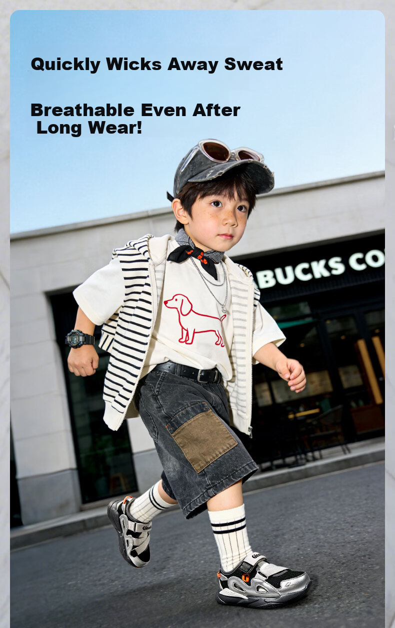 Ginoble Children's Sandals 2026 Summer Italian Series Kids Shoes 1-5 Years GW1886 Ice Cone Green 7