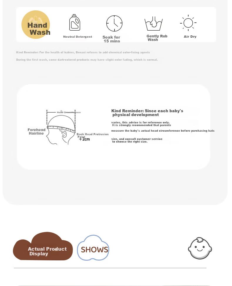 Benaxi Baby Hat Autumn Winter Boys Cute Knitted Hat Infant Winter Outdoor Woolen Warm Ear Protection Hat 15