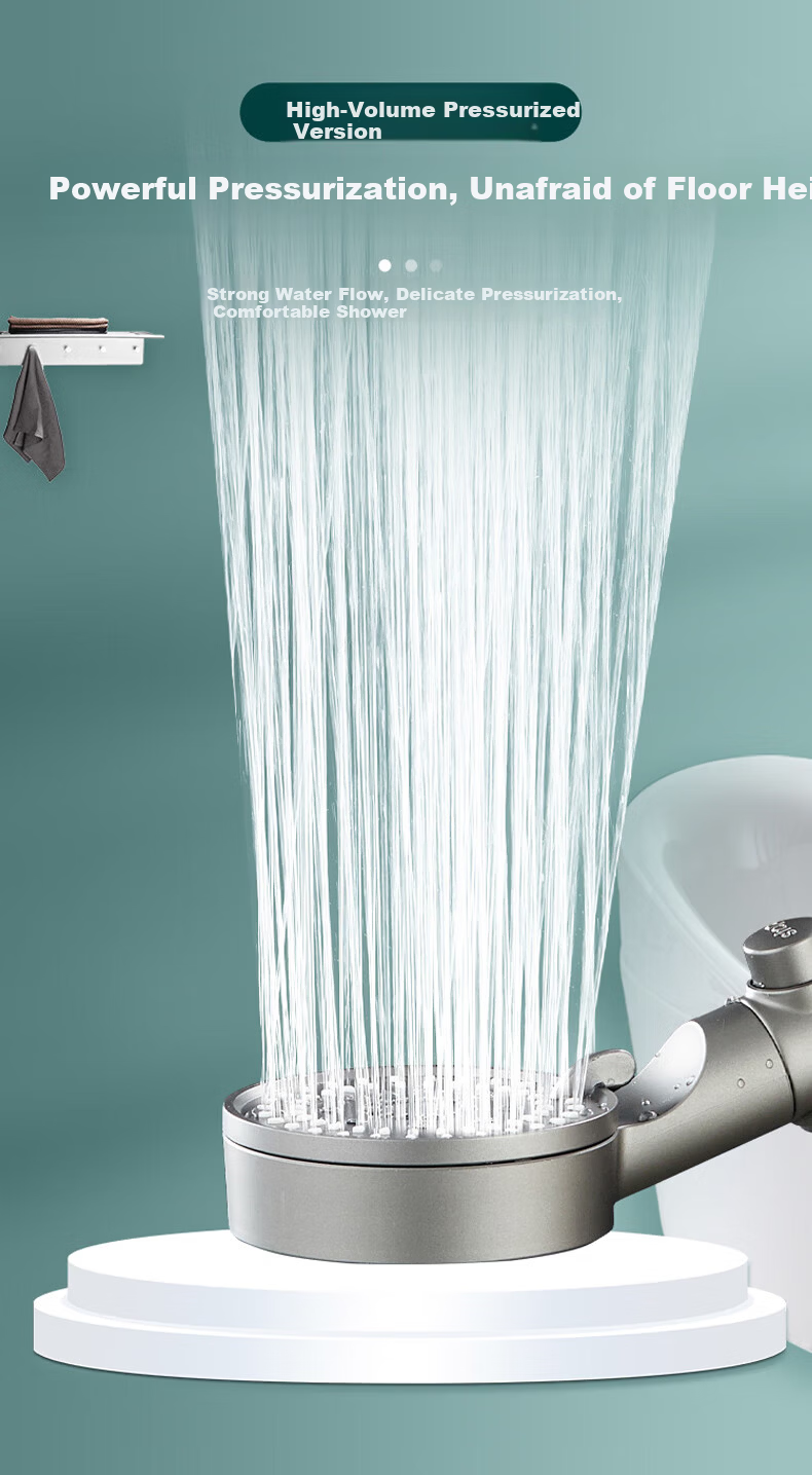 Bonke Filtered Shower Head Handheld Showerhead with Pressure Boost Home Travel Skin Care B-SC010 6