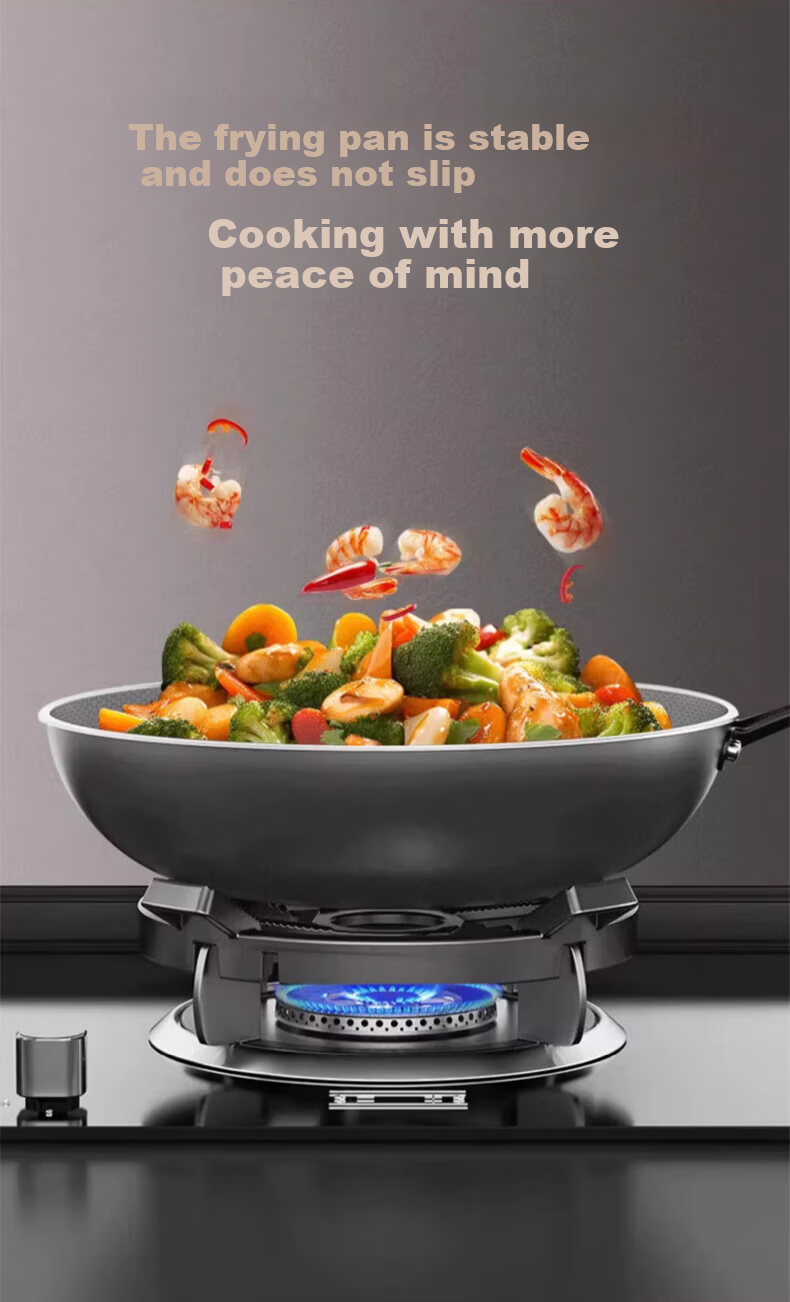Beishi Non-Slip Gas Stove Pot Stand Small Pot Rack Milk Pot Rack Kitchen Stove Rack Support for Pointed Bottom Pot Round Bottom Pot Wok Auxiliary Accessory Universal 4-5 Claw Non-Slip Cooking Pot Rack 10