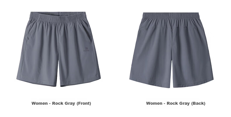 CAMEL Original Yarn Sun Protection Sports Shorts Women Cooling Quick-Dry Running Pants C26BAVL4073 Rock Gray L 4