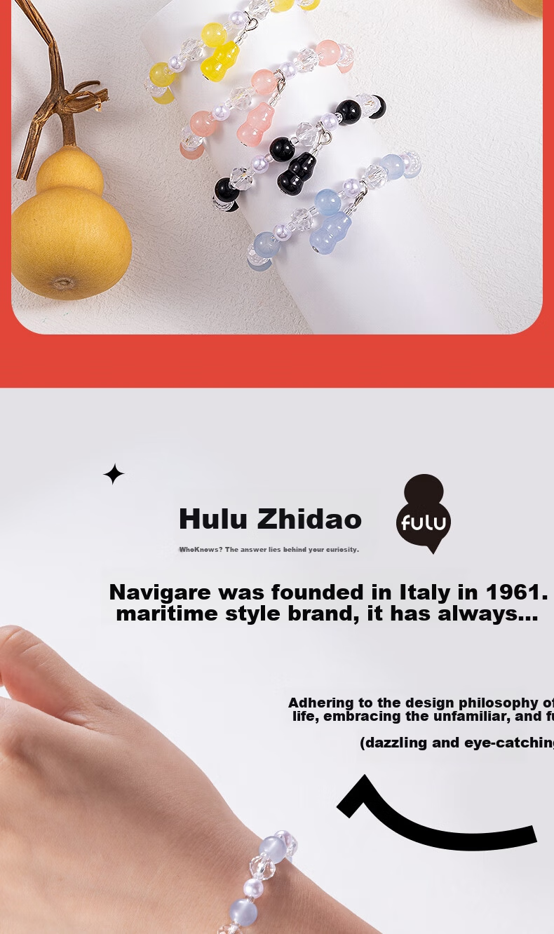 Deli Gourd Shaped Quick-Dry Retractable Gel Pen 0.5mm Dual Ballpoint ST Tip Student Exam Pen Set (1 Pen + 1 Bracelet) Random Color SA704 5
