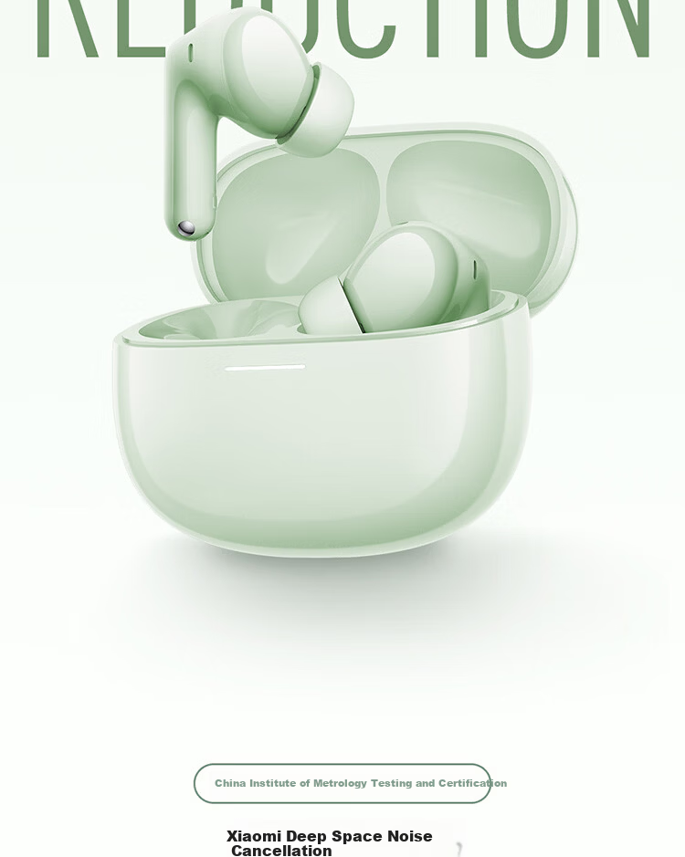 MI REDMI Buds 8 True Wireless Bluetooth Earphones Active Noise Cancelling for Android and Apple Phones - Jade Green 3