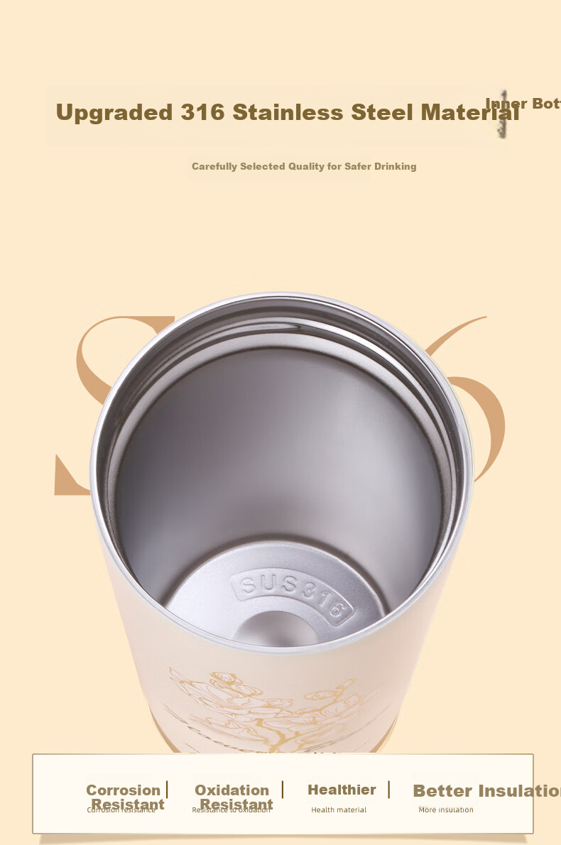 Sidomi Insulated Tumbler for Women High-Value Dual-Drink Coffee Water Cup Female Gift for Girlfriend Birthday Mother's Day Gift for Mom 6