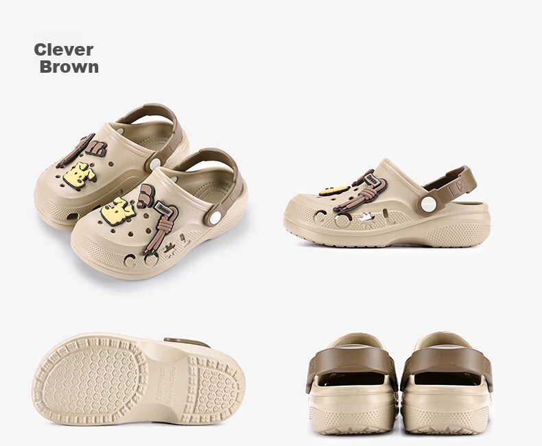 Balabala Kids Summer Clog Sandals Girls Outdoor Cartoon Bath Slippers Boys Home Large Kids Beach Shoes 9