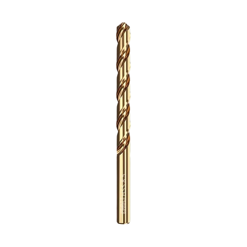Deli 43 Twist Drill Industrial Grade Round Shank High Hardness Fast Drilling Stainless Steel Aluminum Alloy [8.5mm] 5 Pieces