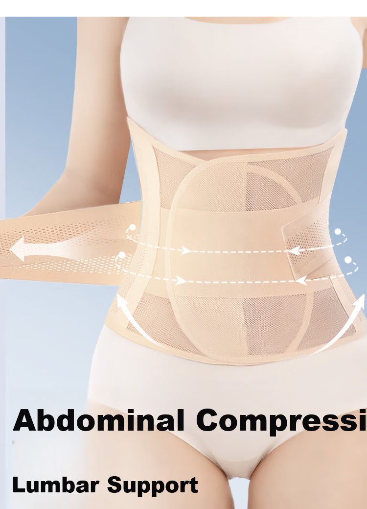 Tingmei Waist Slimming Abdominal Belt Waist Trainer Strong Shaping Thin Yoga Fitness Postpartum Body Shaper for Women 5