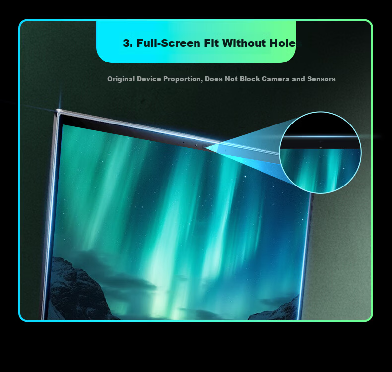 Memebox Universal AR Film for Laptop Screen 13.3 Inch 16:9 Anti-Glare Anti-Reflection Electrostatic Protective Film for HP Star BookPro13 11