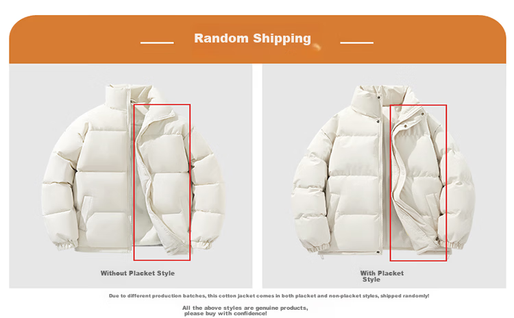 Baleno Men's Winter Cotton Padded Jacket, Fleece Lined, Warm, Loose Fit, Casual Puffer Coat, American Style Trendy Cotton Coat for Men 2
