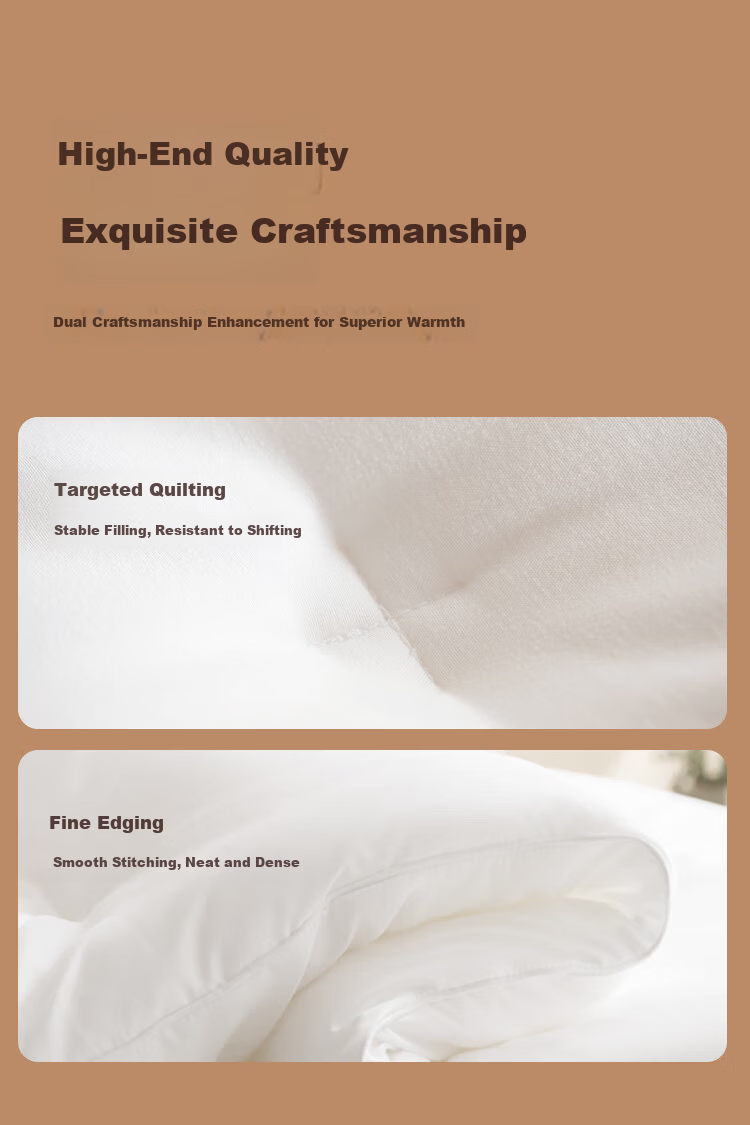 JD Jingzao Extra Thick Winter Quilt Thickened Warm Winter Comforter Core Home Use Brushed Antibacterial Class A 7.5 Jin 2x2.3m 12