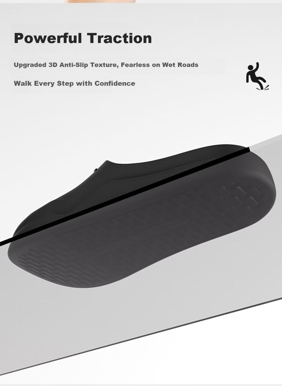 Warrior Men's EVA Slip-On Slippers Non-Slip Home Bathroom Shower Sandals Durable Beach Shoes 0651 Kiln Gray Size 40-41 2
