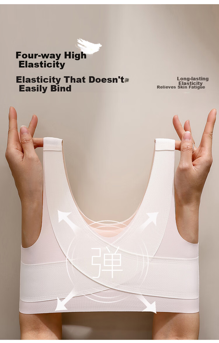 Tingmei [Class A] Developmental Girls' Seamless Invisible Sports Posture Correction Shockproof Teen Bra for Middle and High School Students 8
