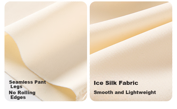 Miiow Probiotic 10A Antibacterial Safety Shorts Women's Anti-Exposure Ice Silk Seamless Tummy Control 3-in-1 Leggings 2-Pack L 18