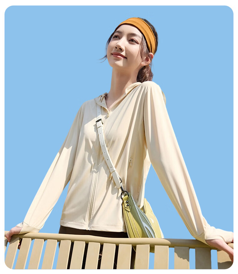 Warrior Women's Summer Sunscreen Jacket Ice Silk Cooling UV Protection Lightweight Breathable Comfortable Outdoor Skin Jacket 18