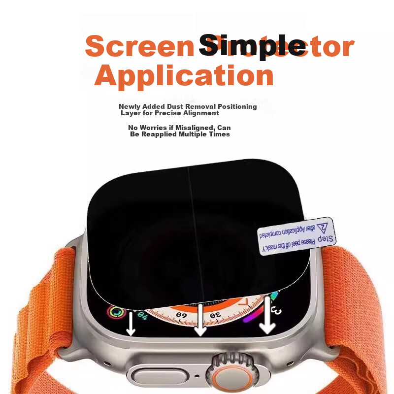 Biaodaige [New Product Launch S11], Compatible with Apple Watch S10/S11 Watch Screen Protector, Back Film for IWatch S10, Waterproof And Sweat-Resistant, 46MM 2