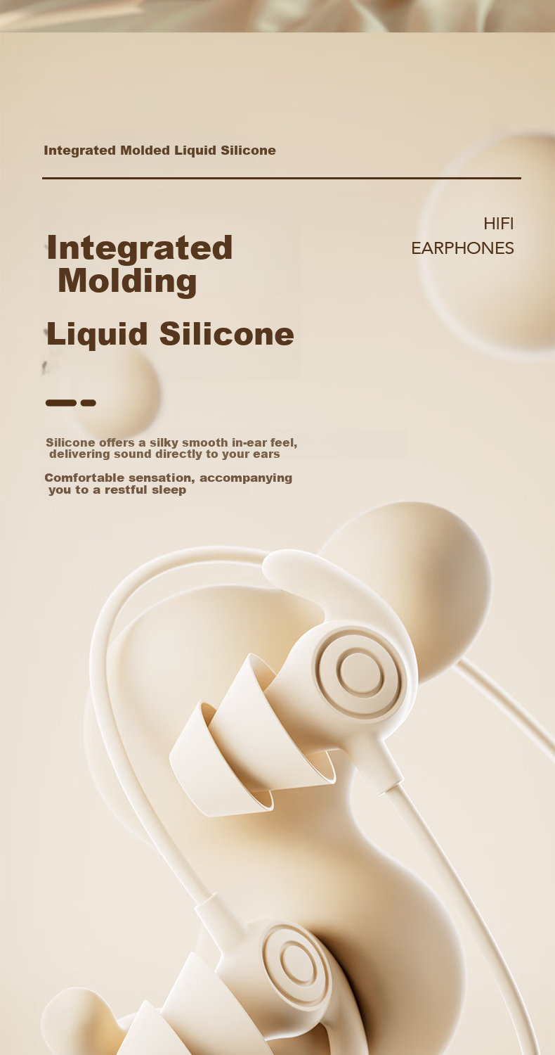 Zhiguozhe Sleep-Specific Wired Type-C Earphones Pain-Free Noise Cancelling Digital Audio Earbuds for Side Sleep Professional Sound Isolation 2