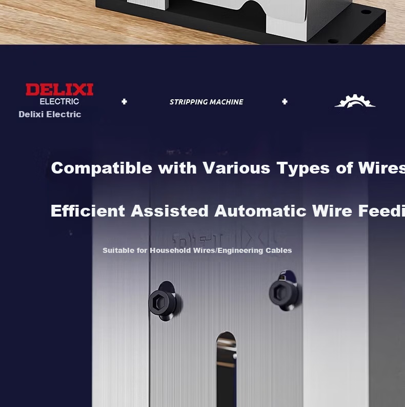 Delixi Electric Wire Stripping Machine Household Copper Wire Peeling Tool Cable Stripper Peeler Device 20