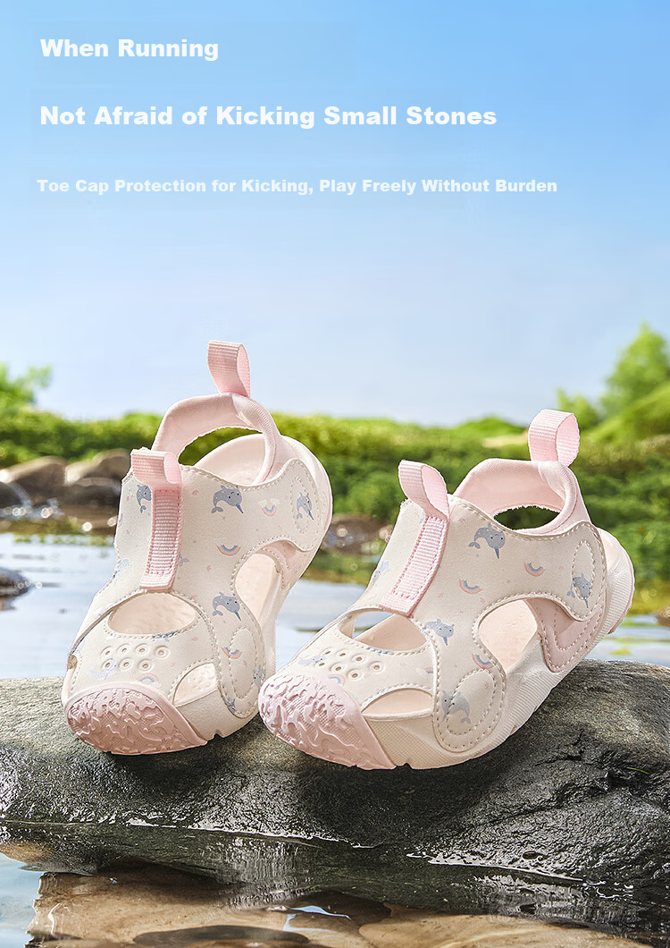 BALABALA Children's Shoes, Toddler Walking Shoes for Boys And Girls, Sandals, New Fashion Summer 2026, Outdoor Sports Shoes for Kids, Anti-Collision Toe Desig 8