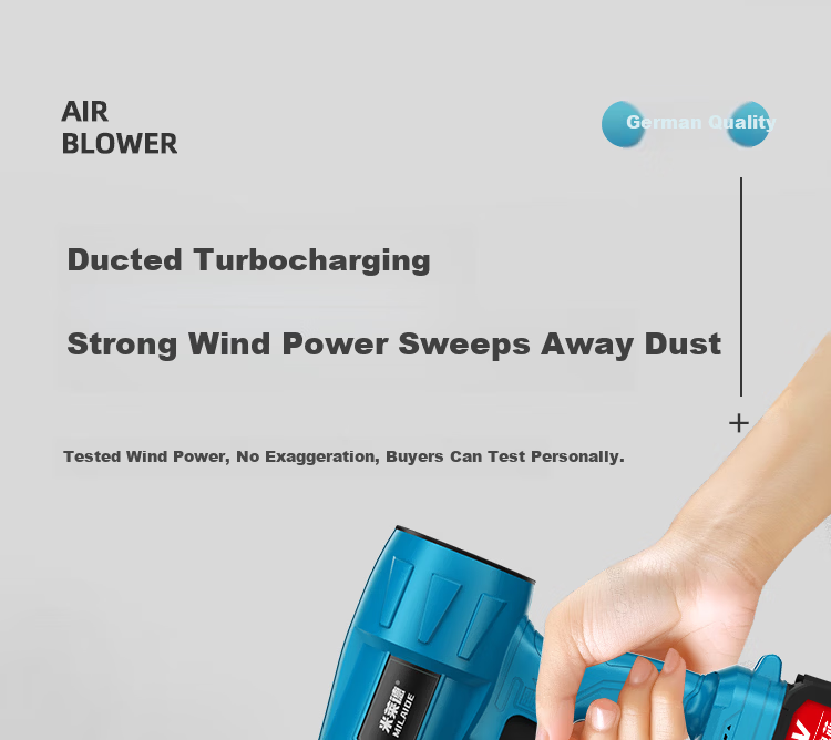 Milade Ducted High-Power Industrial Turbo Blower Fan for Dust Removal and Strong Air Blowing 10