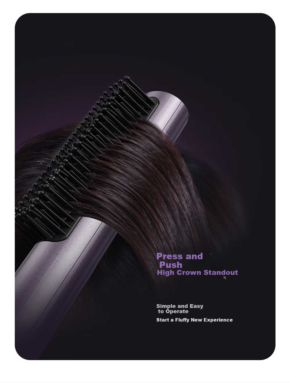 AKiracosme Steam Hair Straightening Brush Iron Dual-Use Curling and Straightening Negative Ion Hair Care Tool Damage-Free Long-Lasting Styling Anti-Scald Steam Flat Iron 02SH Mother's Day Gift 6