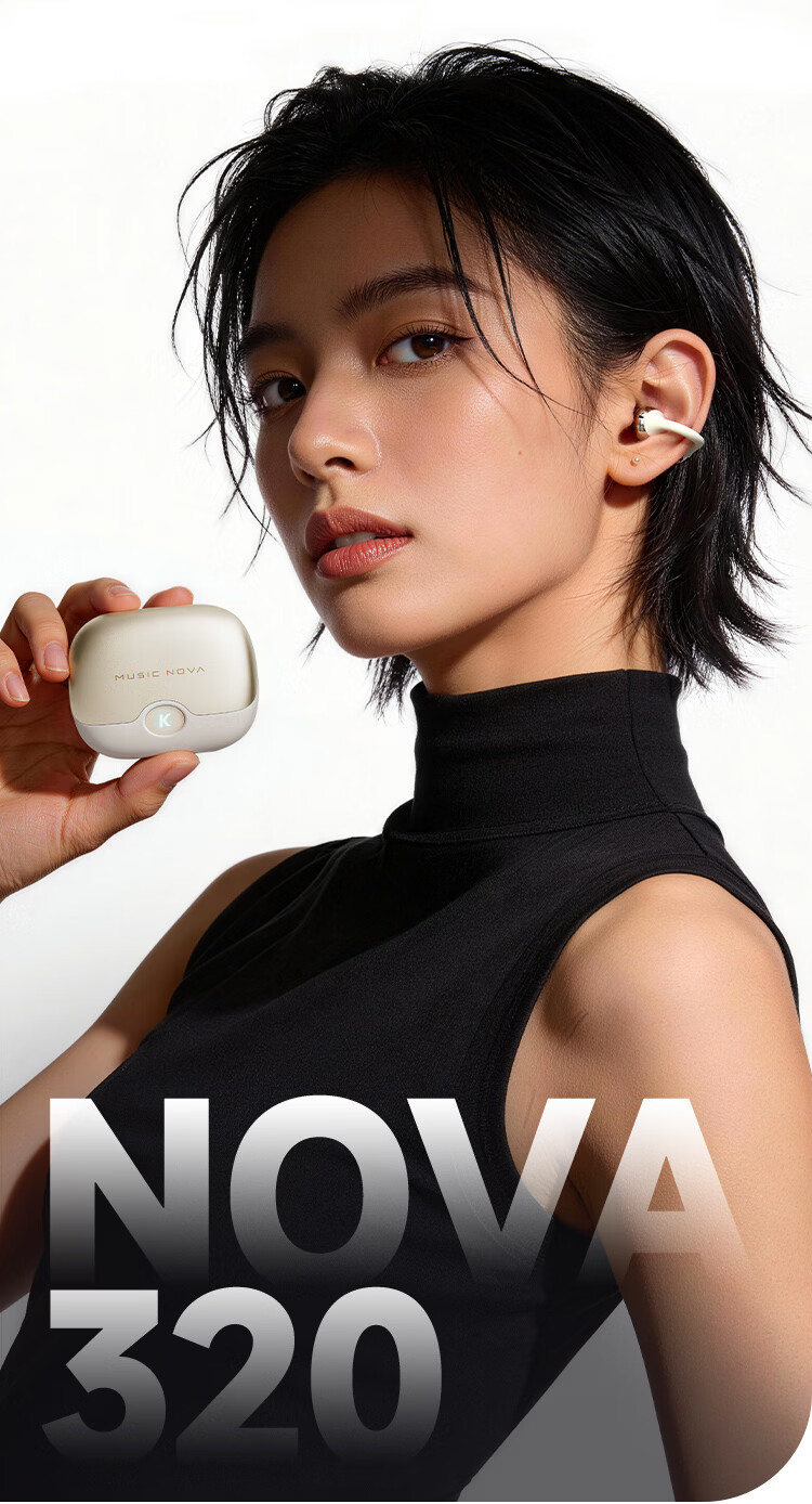 KUGOU 6.0 Bluetooth Earclip Wireless Earphones Open Bone Conduction Sports Running Music Gaming Long Battery Life Compatible with Huawei Apple Nova320 3