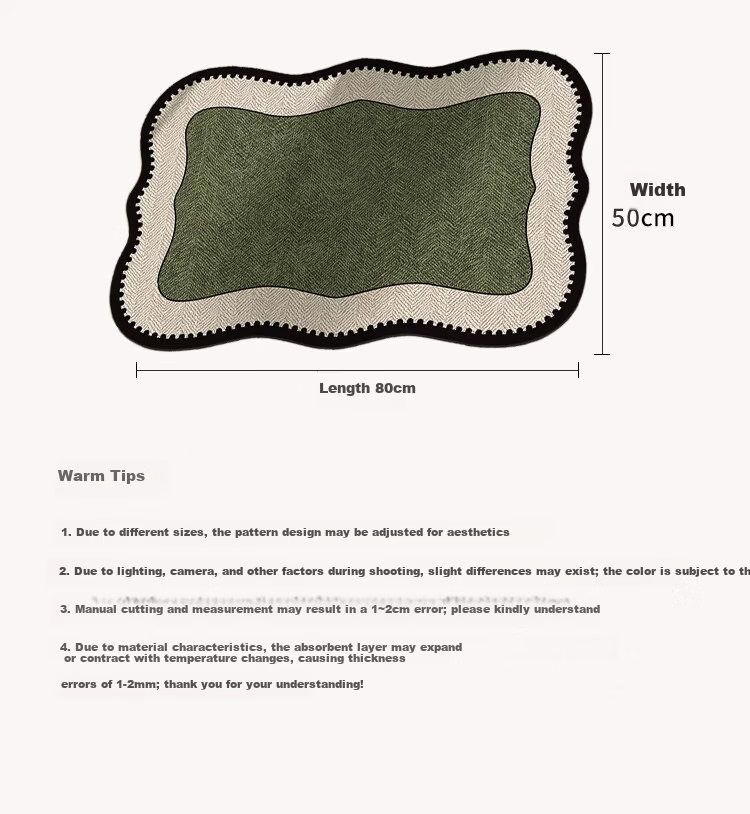Cartoon Bathroom Floor Mat Non-Slip Absorbent Quick-Dry Bath Mat for Toilet Entrance Kitchen Rug 10