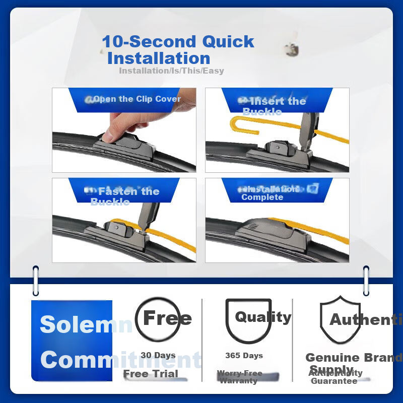 Oujibi YD Yuan PLUS/BMW 2 Series/Xingyue L/CS35 PLUS Rear Wiper Blade Original Size A-Grade Rubber Strip