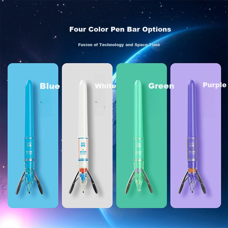 Dianshi Pen Launch Edition Time Capsule Student Fountain Pen Anti-Splash EF Fine Nib Posture Correction Refillable Ink Cartridge Grade 3 Elementary School Handwriting Practice Pen Back to School Essen