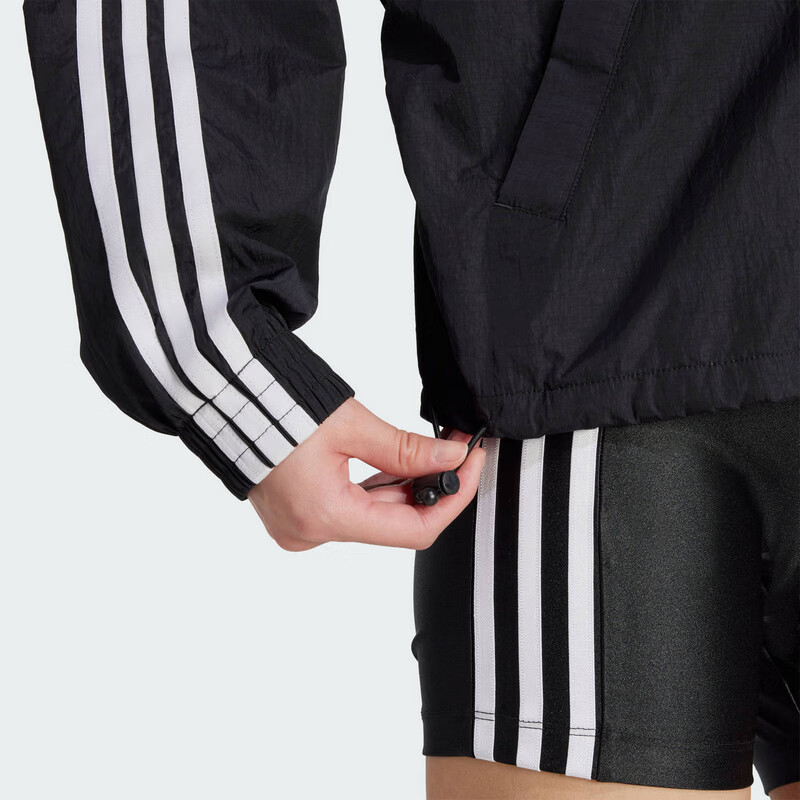 Adidas Originals Women's 3S WINDBREAKER Windbreaker Jacket JX1451 Black M 7