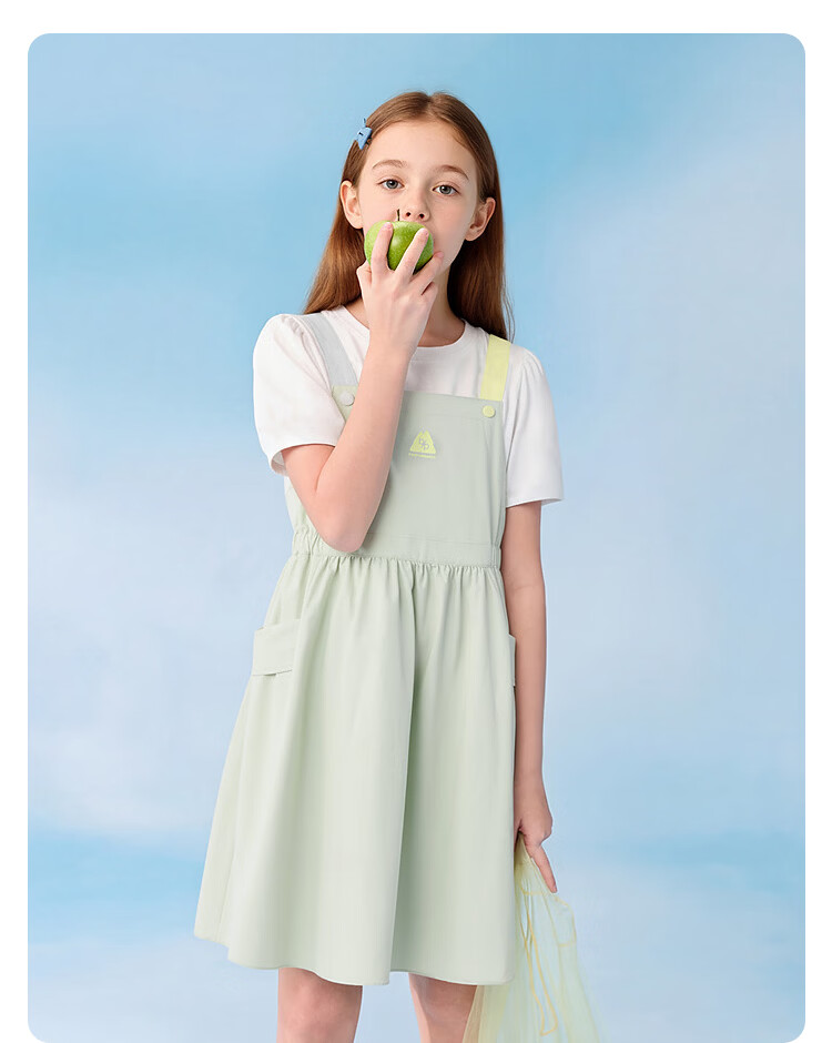 Balabala Girls Dress Children's Summer Quick-Dry Workwear Dress 2025 Large Kids [Mall Same Style] 202225111051 20