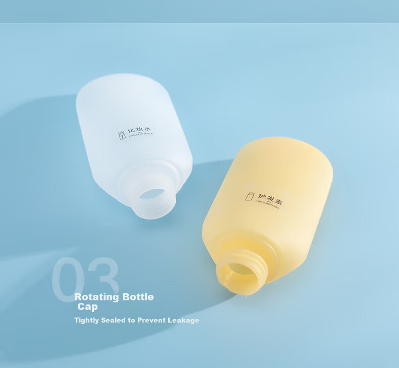 VIPY Travel Portable Shampoo and Body Wash Dispenser Bottles, Press Pump Empty Bottles for Toiletries, Travel Refill Bottles, Set of 3 11