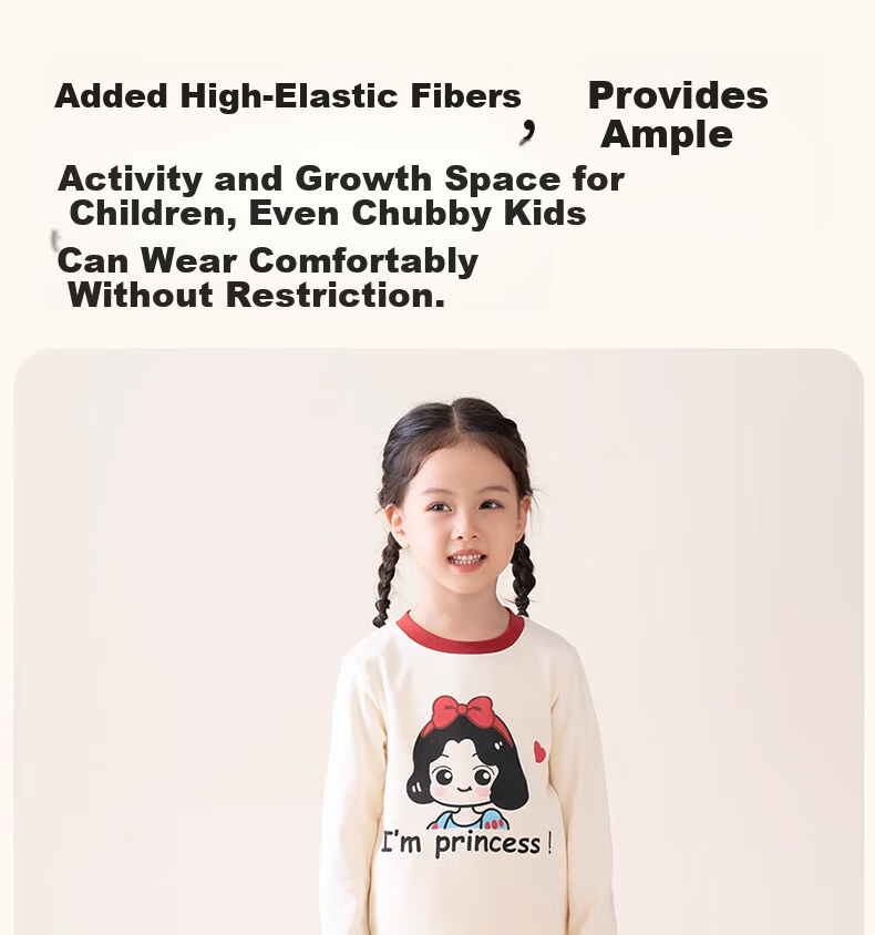Mianqixiong Children's Cotton Pajamas Spring and Autumn New Thin Cotton Homewear Set for Boys and Girls Baby Autumn Clothes Set - Size 120 13