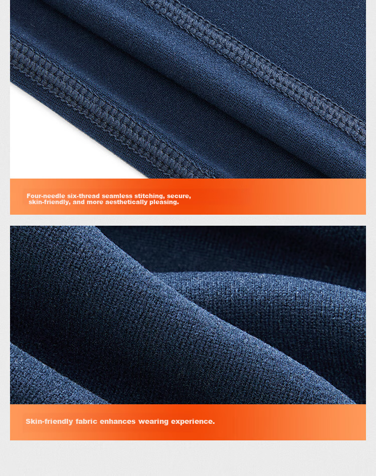HLA [Xiao Huo-Air7] Men's Thermal Vest Double-Sided Fleece 230g Antibacterial Heating Warm Jacket Vest 2-Pack 17