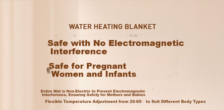 CHIGO [Water and Electricity Separation] Double Graphene Milk Velvet Water Circulation Electric Heated Mattress 1.8x2m 17
