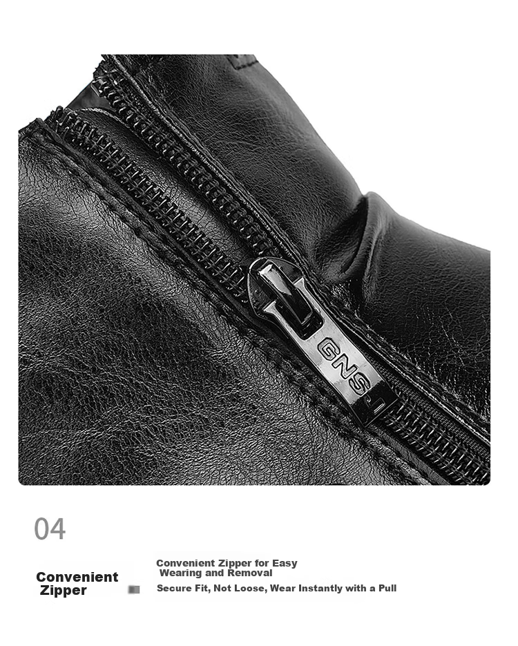 Bull Family [Zhang Ruoyun Same Style] Martin Boots Men 2026 Autumn Winter New Casual Leather Boots Couple Versatile Chelsea Boots 19