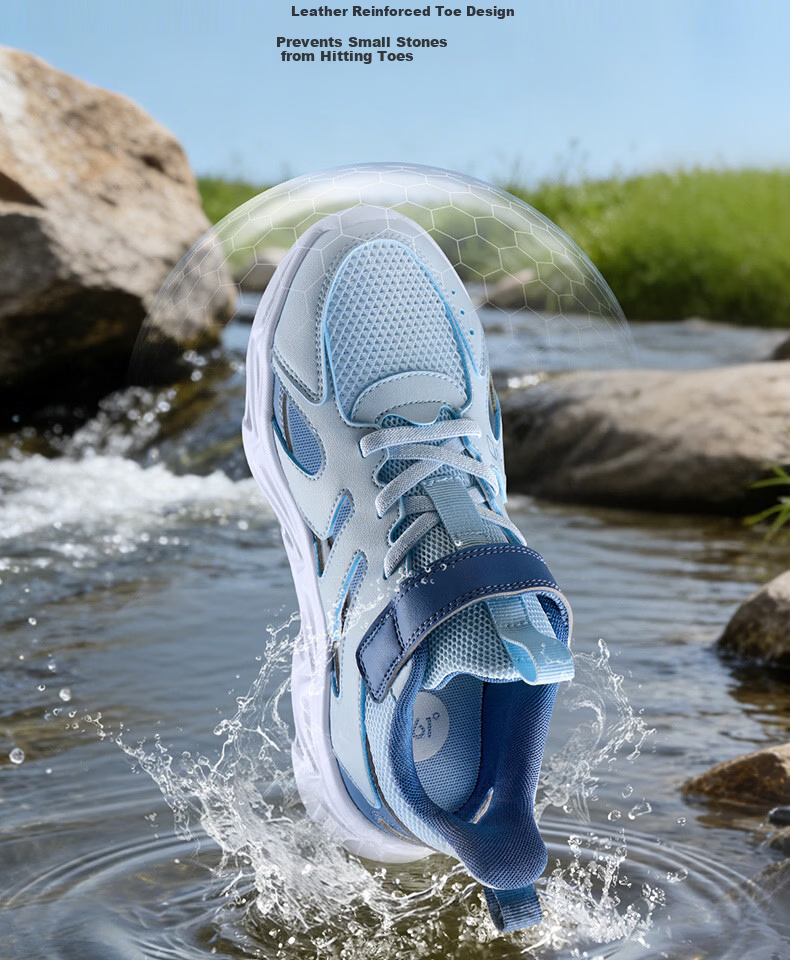 361° Kids Sports Shoes Summer 26 Boys and Girls Soft Cushioned Breathable Outdoor Creek Sandals Blue Size 38 11