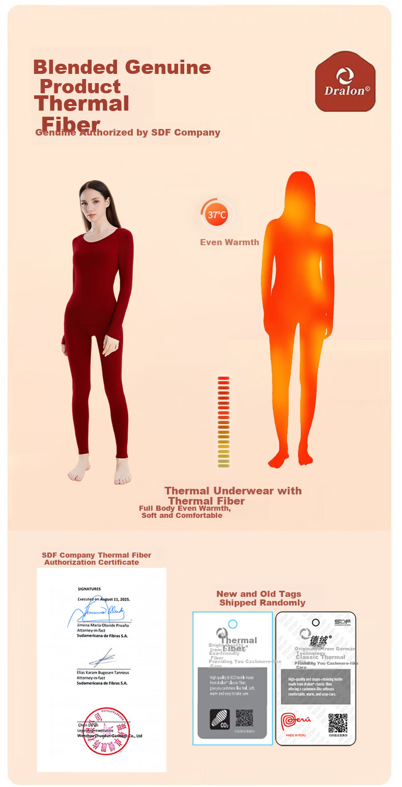 Urban Beauty Hyaluronic Acid Moisturizing Thermal Underwear Set for Women Autumn Modal Cotton Seamless Base Layer 2025 New Edition 5