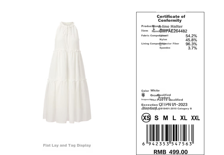 LeTing Camellia Girl Textured Halter Neck Long Dress Vacation Style Ribbon Dress Pink (In Stock) M 26