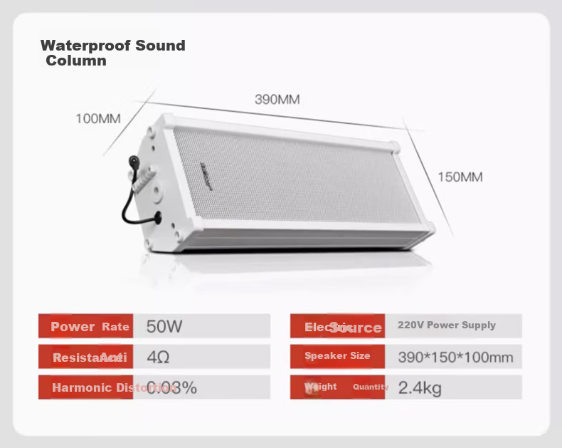 SAST 20W Wireless Bluetooth Wall-Mounted Speaker Set for Supermarket, Store, Classroom, Meeting Room, Indoor Wall-Mounted Background Music Public Broadcasting Speaker System, One-to-Two Wall Speakers 2