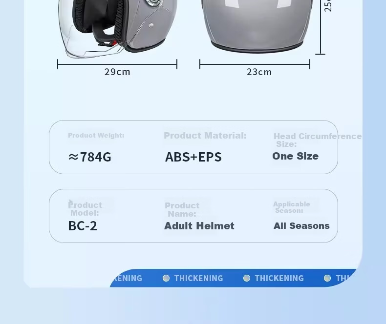 BAOHU 3C Certified Helmet with Anti-Fog Lens for Men and Women, Adult Electric Scooter Motorcycle Warm Full-Face Helmet, Four-Season Universal Winter Cold-Resistant Helmet 301 Moonlight Apricot 27