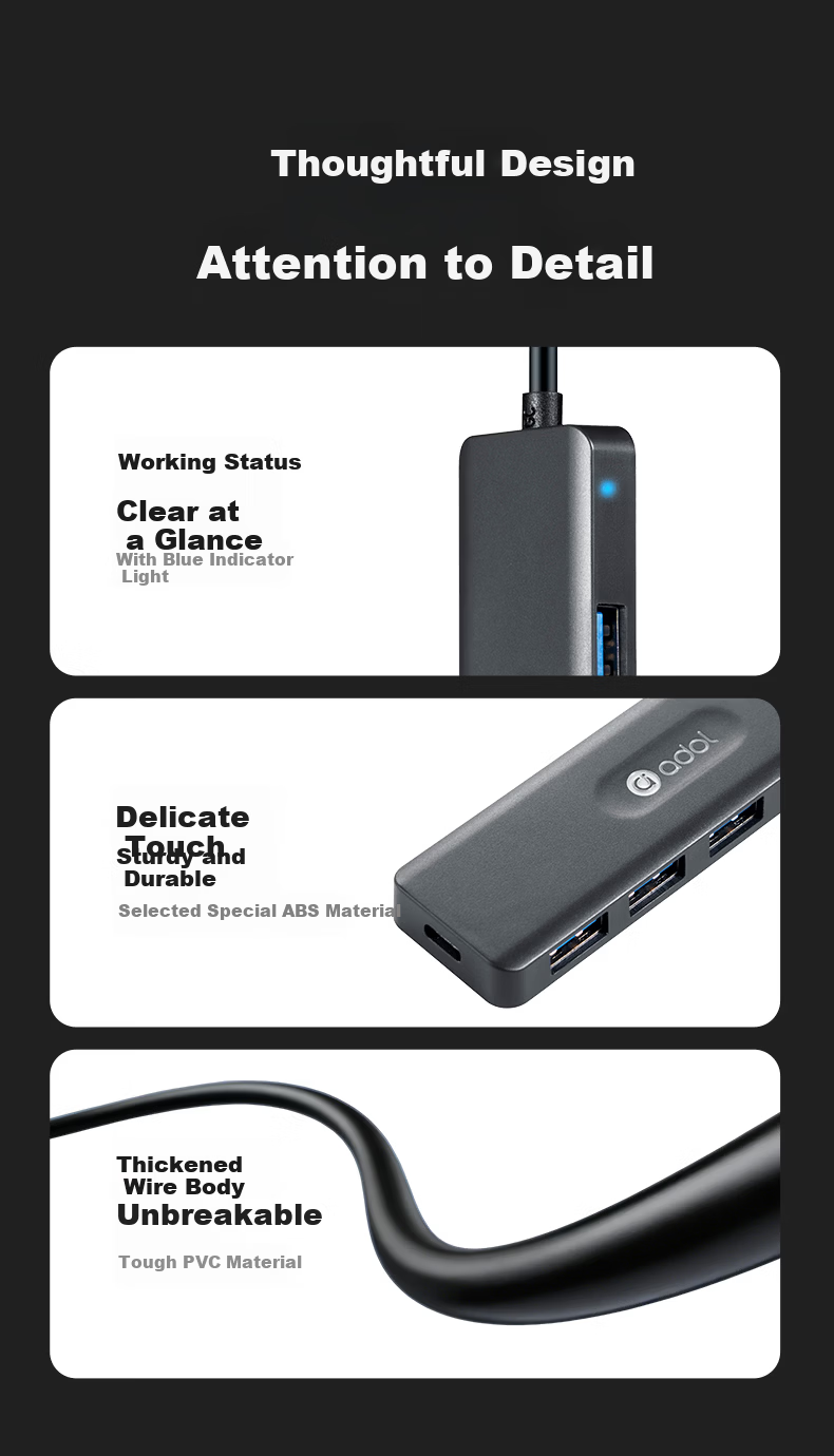 ASUS a USB Splitter USB 3.0 Adapter USB Expander USB Extension Cable Hub USB Dock Converter HA403 (1.5M) 10
