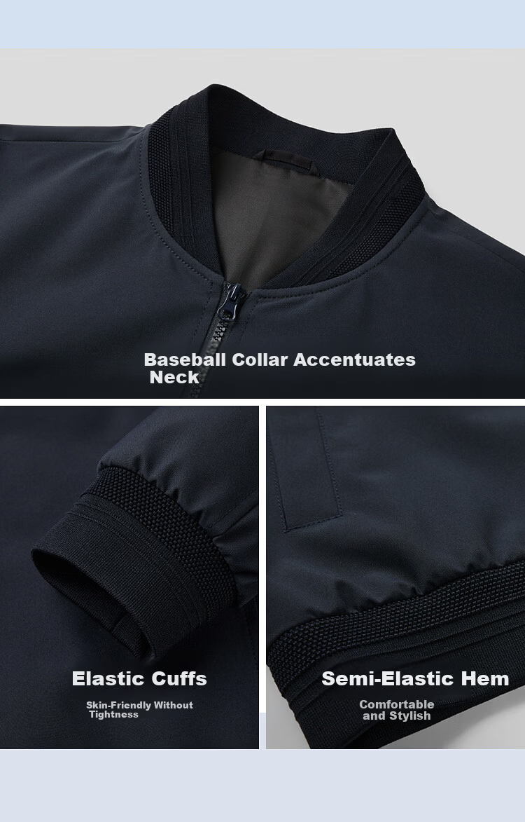 HLA Hailan Home Men's Jacket 26 Light Business Classic Series Three-Proof Embroidered Spring Coat 4