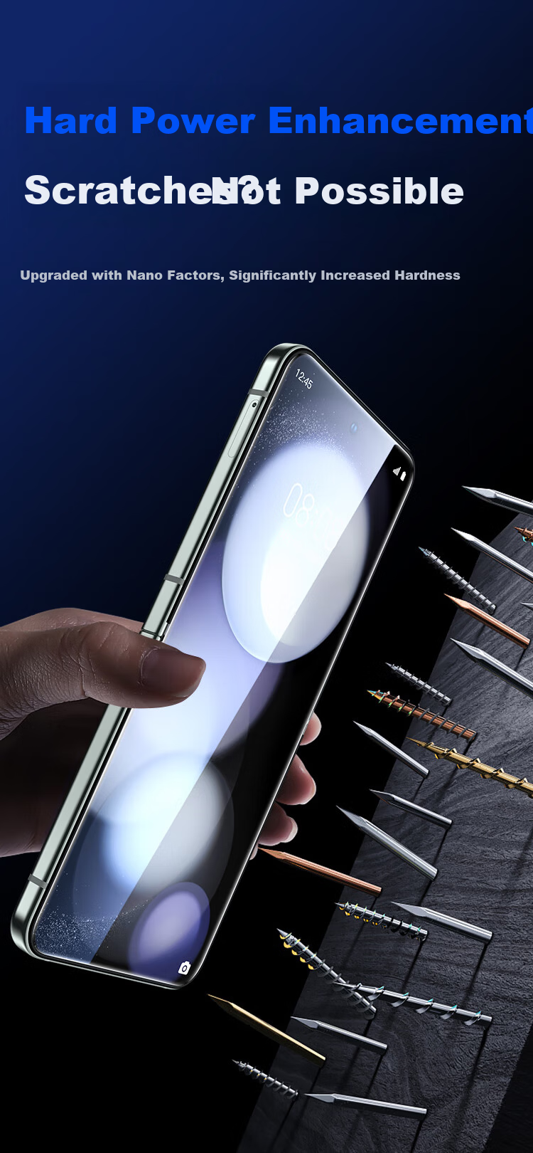 BIAZE [Nano Full Screen] Samsung Z Flip5 W24Flip Soft Hydrogel Film [Inner and Outer Film Set] HD Non-Tempered Scratch-Resistant Full Adhesive Protection JM783 4