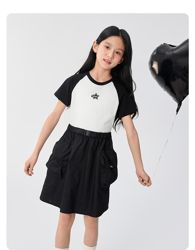 Balabala Girls Dress Children's Summer Cool Dress 2025 Mall Same Style 16