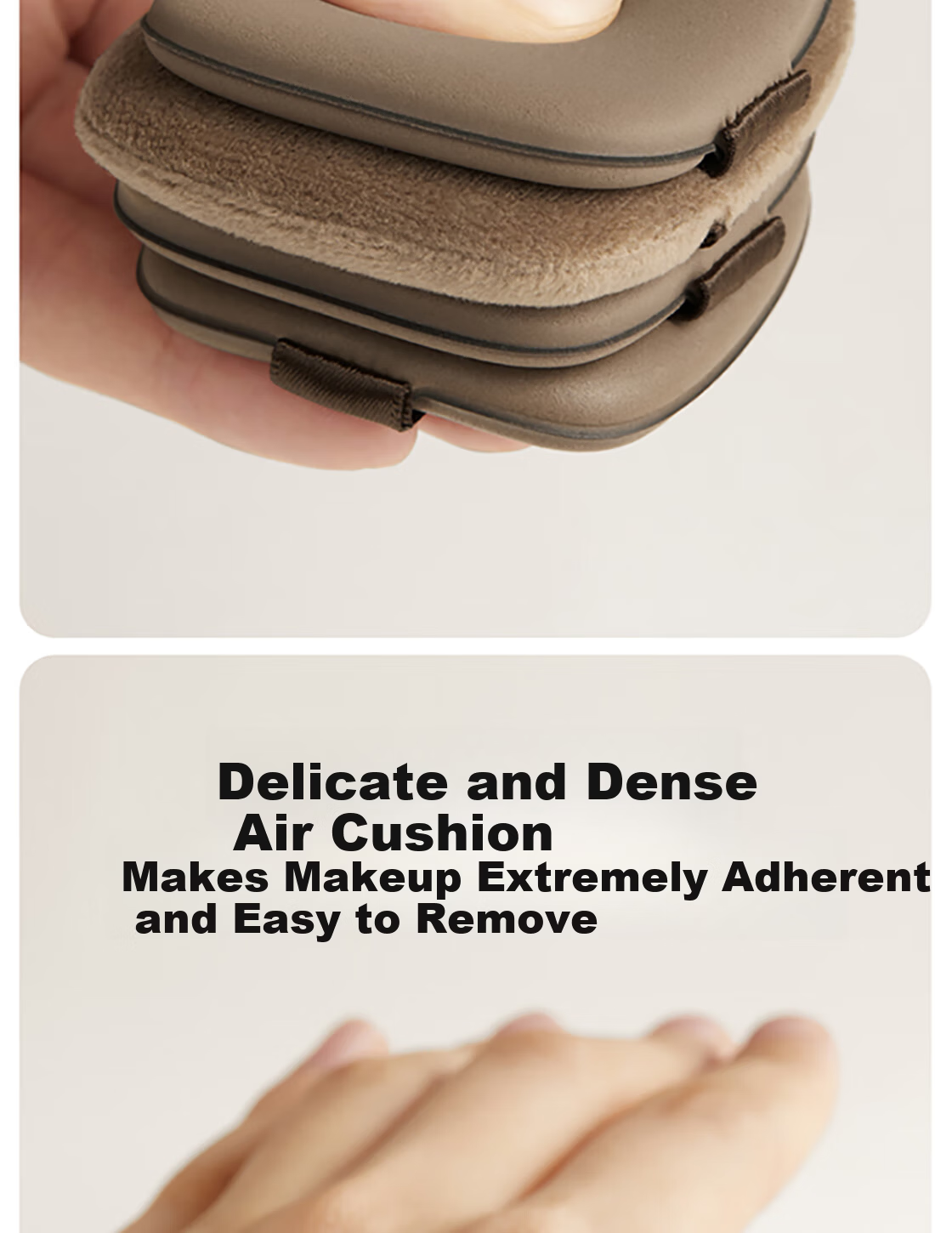 MINISO Dual-Use Chocolate Biscuit Multifunctional Powder Puff Set (6 Pieces + Storage Box) 10
